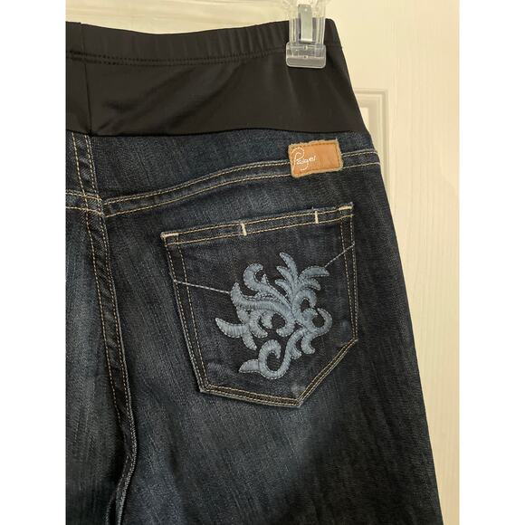 paige maternity dark wash jeans - Picture 4 of 4
